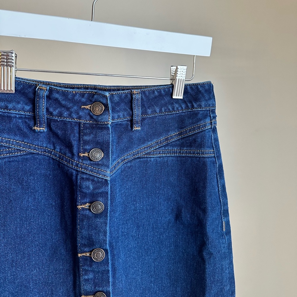 pacsun dark denim skirt